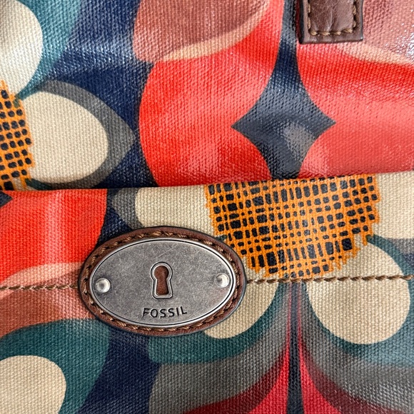 Fossil Women's Retro Floral Crossbody Bag - Multicolor - Picture 2 of 4